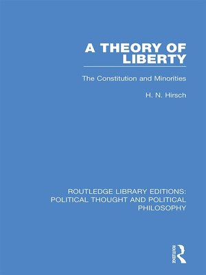 cover image of A Theory of Liberty